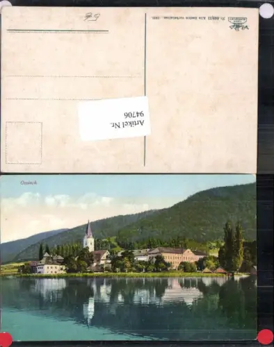 94706,Ossiach am Ossiachersee Tolle COLOR AK 1925 pub leon