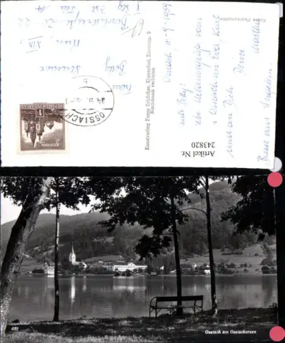 243820,Ossiach am Ossiachersee Totale Partie pub Franz Schilcher 632