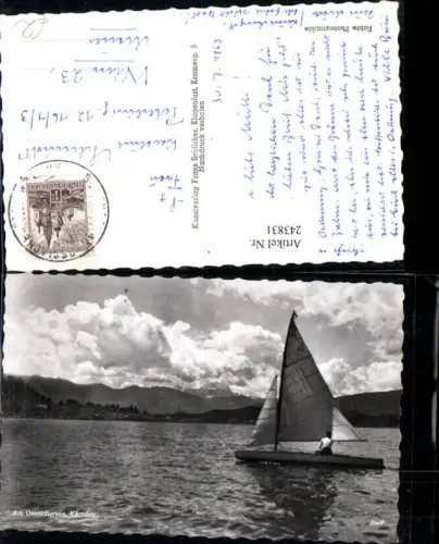 243831,Am Ossiachersee b. Ossiach Ruderboot pub Franz Schilcher 1040