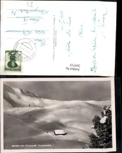 269719,Turracheralm Abfahrt vom Rinsennock b. Reichenau Winterbild pub Franz Schilcher 2646