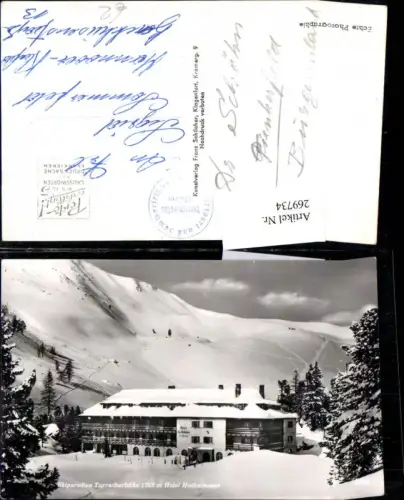 269734,Turracherhöhe b. Reichenau Hotel Hochschober Winterbild