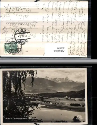 299698,Motiv am Ossiachersee m. Mangart Bergkulisse