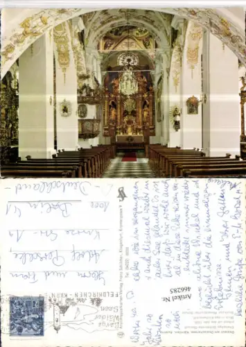 466285,Ossiach am Ossiachersee Stift Kirche Innenansicht