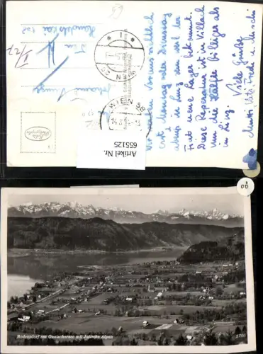 655125,Foto Ak Bodensdorf Steindorf am Ossiacher See mit Julische Alpen