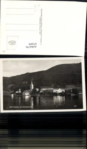 671870,Foto Ak Stift Ossiach a. Ossiachersee