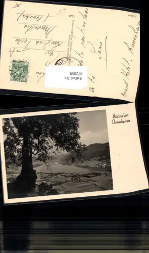 672859,Foto Ak Blick auf d. Ossiachersee Ossiach