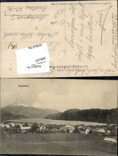 688187 Seeboden am Millstättersee um 1910
