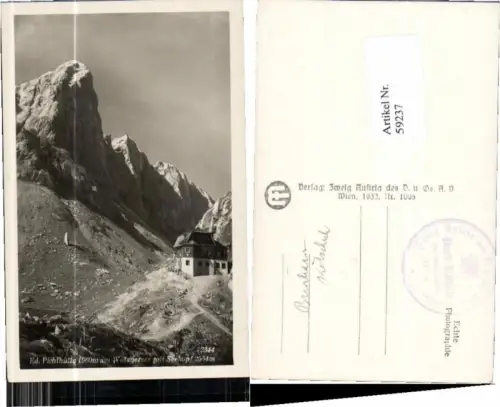 59237,Eduard Pichlhütte Wolayersee Mauthen Birnbaum