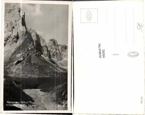 59292,Wolayersee Mauthen Kötschach