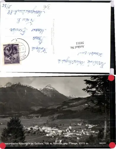 59311,Kötschach Mauthen im Gailtal