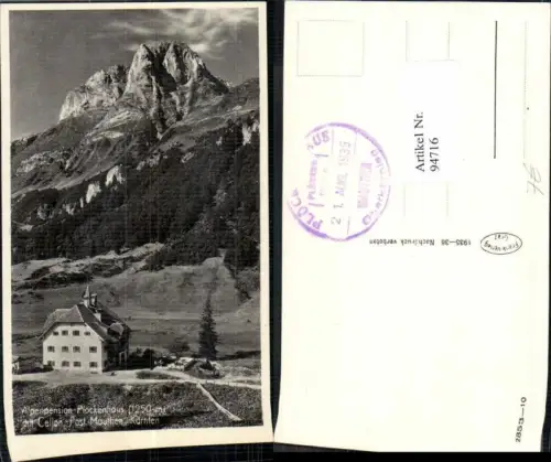 94716,Pension Plöckenhaus b. Mauthen Kötschach