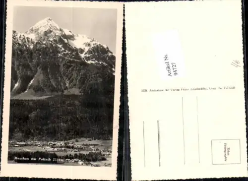 94727,Kötschach Mauthen m. Polinik