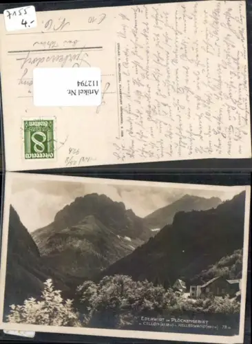 112794,Gasthaus Ederwirt bei Kötschach Mauthen 1925