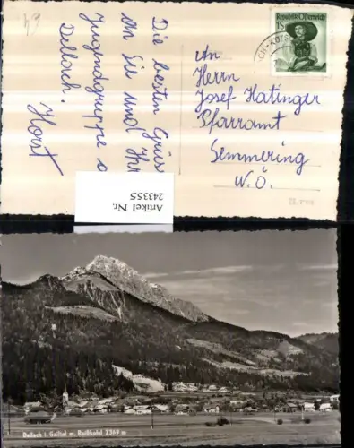 243355,Dellach im Gailtal Totale m. Reißkofel