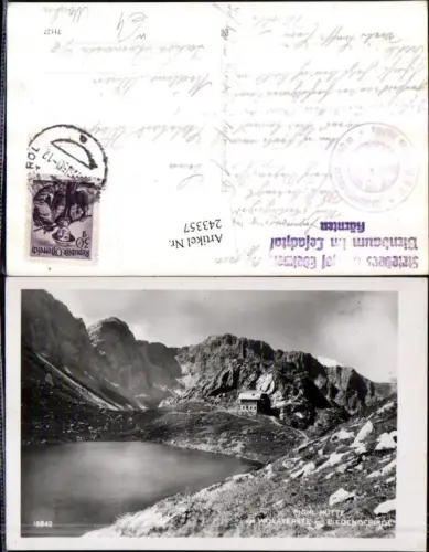 243357,Pichl-Hütte am Wolayersee m. Biegengebirge b. Mauthen Hermagor