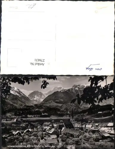 276631,Kötschach im Gailtal Totale Bergkulisse