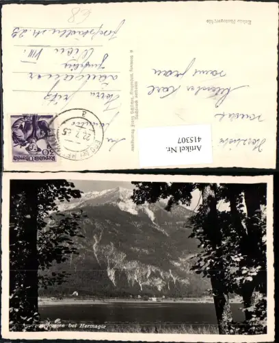 415307,Presseggersee See b. Hermagor Bergkulisse