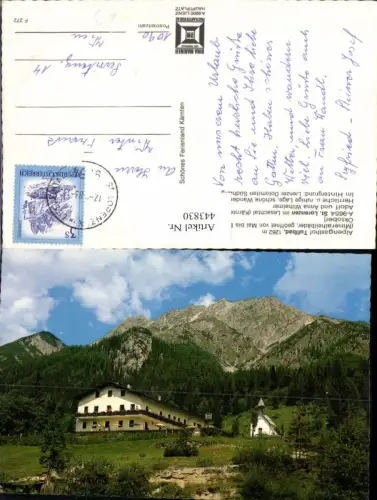 443830,St. Lorenzen im Lesachtal Apengasthof Tuffbad Bergkulisse