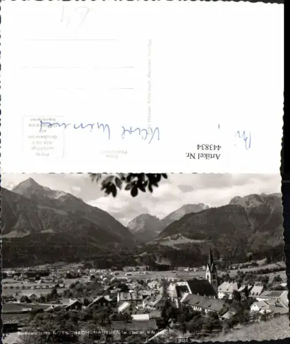 443834,Kötschach-Mauthen im Gailtal Totale Bergkulisse