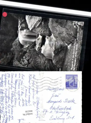 466230,Wasserfall in der Garnitzen-Klamm b. Hermagor