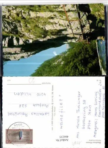 466235,Mauthner-Klamm b. Mauthen Partie Felswand