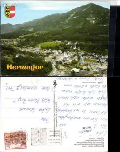 466246,Hermagor im Gailtal Totale Bergkulisse