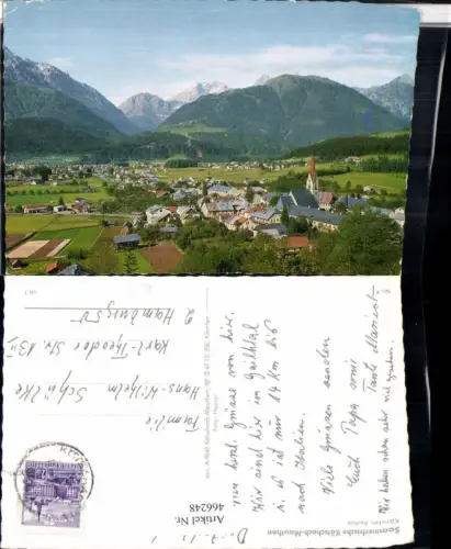 466248,Kötschach-Mauthen Totale Bergkulisse