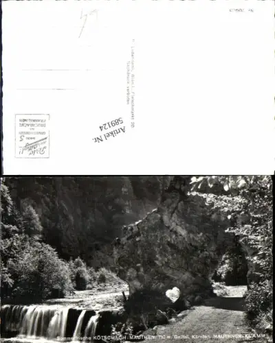 589124,Kötschach Mauthen im Gailtal Mauthner Klamm