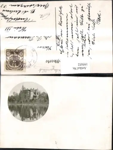 195052,Wörthersee Schlössl Schloss b. Pötschach am See