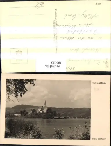 195055,Maria Wörth Kirche Partie pub Franz Schilcher
