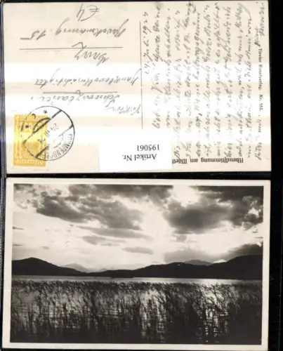 195061,Abendstimmung am Wörthersee See Partie