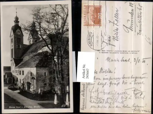 243647,Maria Saal in Kärnten Kirche pub Franz Schilcher 27P
