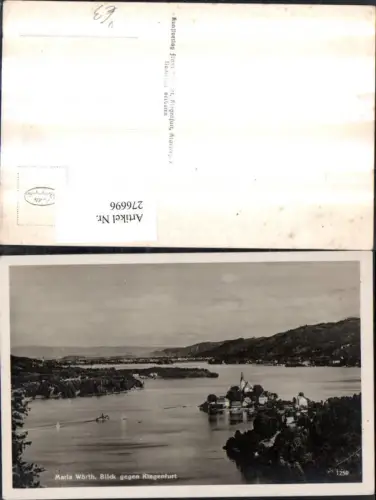 276696,Maria Wörth Totale geg. Klagenfurt pub Franz Schilcher 1259