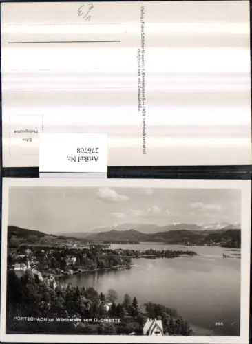 276708,Pörtschach am Wörthersee Totale vom Gloriette pub Franz Schilcher 268
