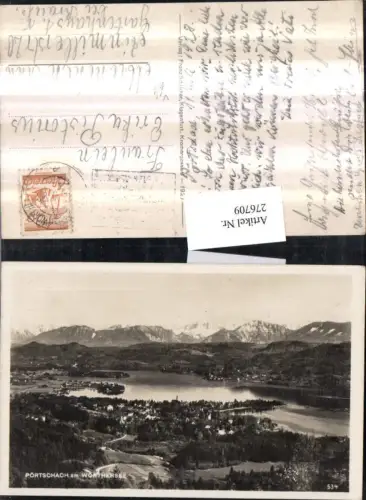 276709,Pörtschach am Wörthersee Totale Bergkulisse pub Franz Schilcher 534