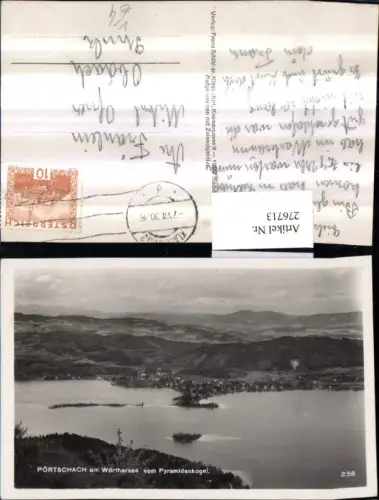 276713,Pörtschach am Wörthersee Totale vom Pyramidenkogel pub Franz Schilcher 258