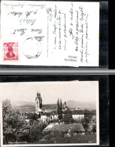 299765,Maria Saal Totale Kirche Baumblüte
