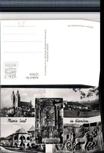 327819,Maria Saal Totale Kirche Relief Altar Mehrbildkarte pub Franz Schilcher 640