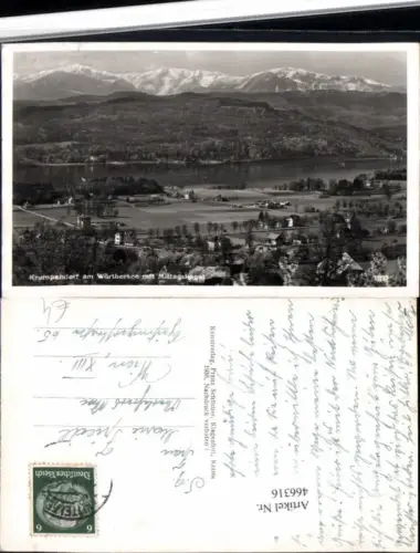 466316,Krumpendorf am Wörthersee m. Mittagskogel Bergkulisse