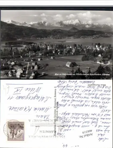 466319,Pörtschach am Wörthersee Totale m. Karawanken Bergkulisse