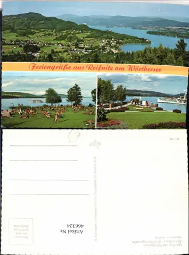466324,Reifnitz am Wörthersee Totale Strandbad Mehrbildkarte