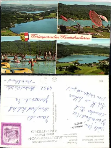 466327,Keutschachersee See b. Keutschach Strandbad Mehrbildkarte