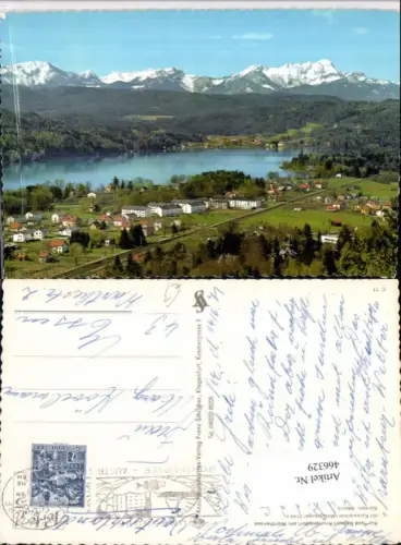 466329,Krumpendorf am Wörthersee Teilansicht Bergkulisse