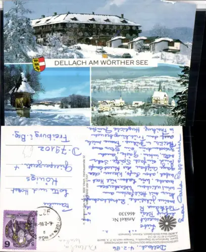 466330,Dellach am Wörthersee Sanatorium Maria Wörth Mehrbildkarte