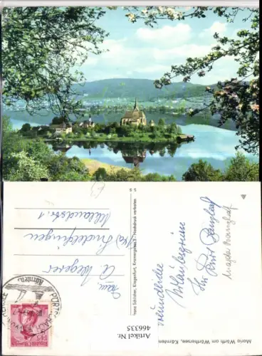 466335,Maria Wörth am Wörthersee Kirche Baumblüte