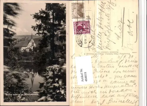 484018,Maria Wörth am Wörthersee Kirche pub Franz Schilcher 284