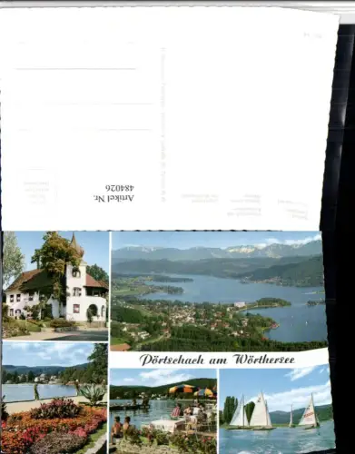 484026,Pörtschach am Wörthersee Totale Schloss Terrasse Mehrbildkarte