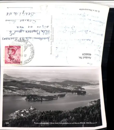 484029,Maria Wörth Totale v. Pyramidenkogel pub F. Schilcher 1083