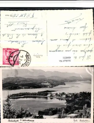 484031,Pörtschach am Wörthersee Teilansicht Bergkulisse