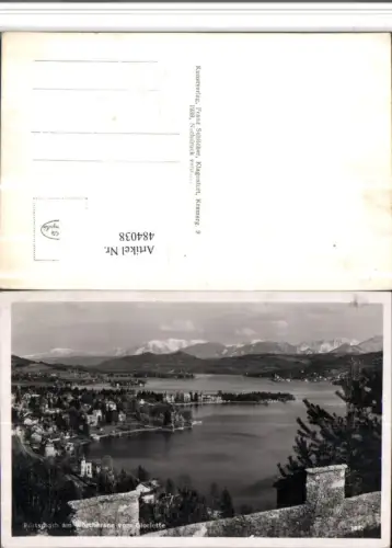 484038,Pörtschach am Wörthersee Totale Bergkulisse pub F. Schilcher 1472
